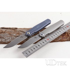 100% S35vn blade CH3505 Titanium alloy fast opening folding knife UD405187